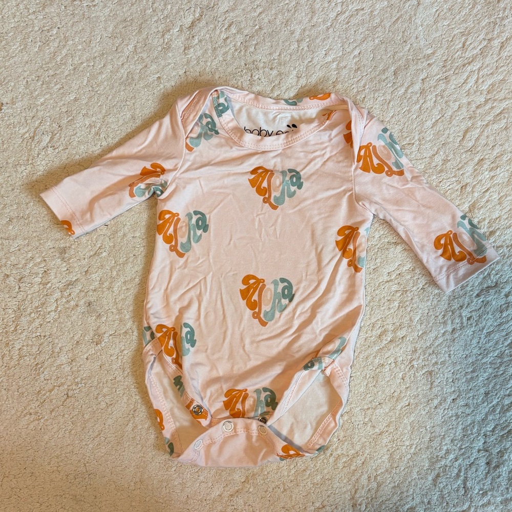 Baby Eel (Fighting Eel) Aloha onesie